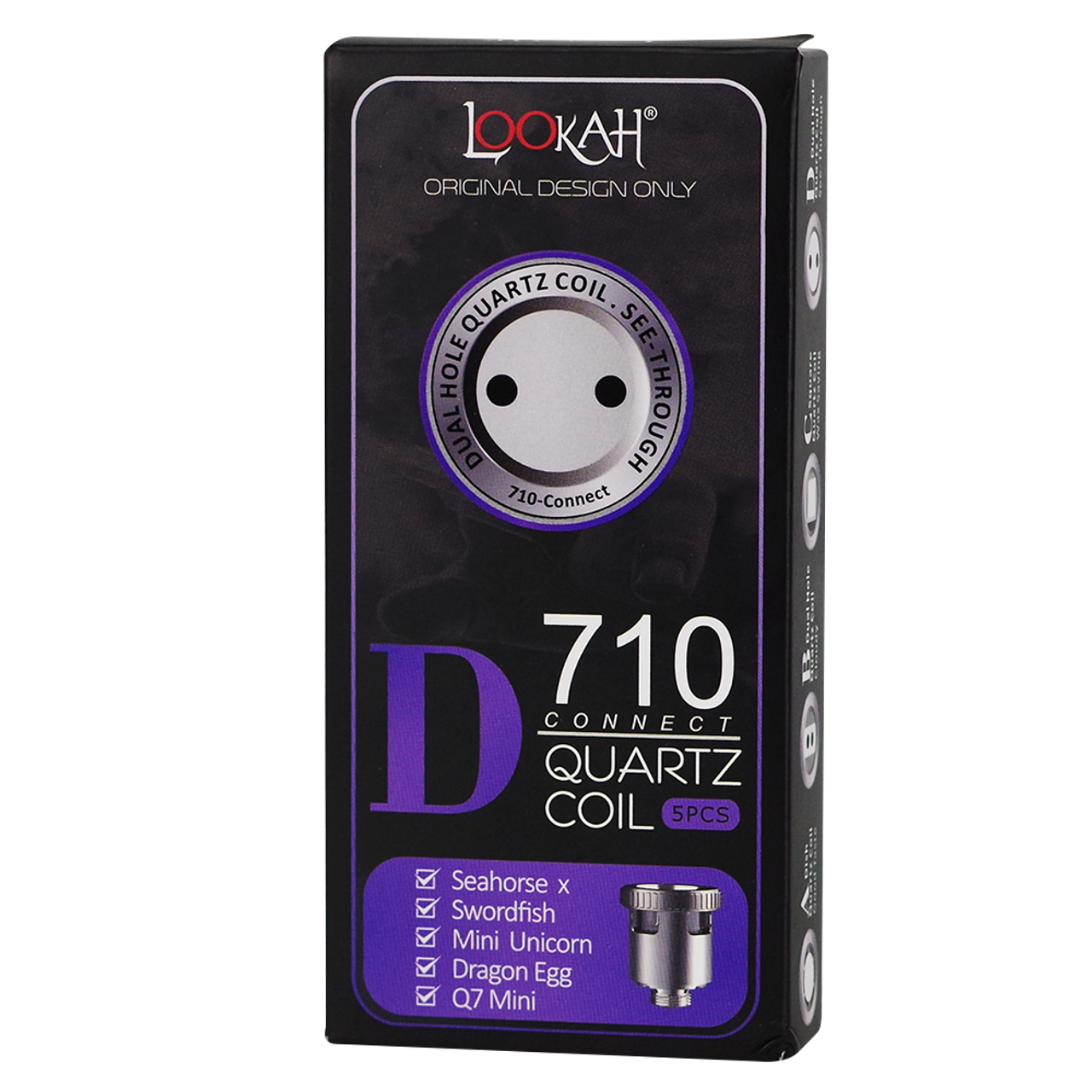 Lookah Dragon Egg D710 Connect Quartz Coil - 5 Pack Vaporizers Lookah   