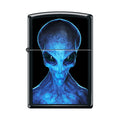 Zippo Lighter - Black Light Alien