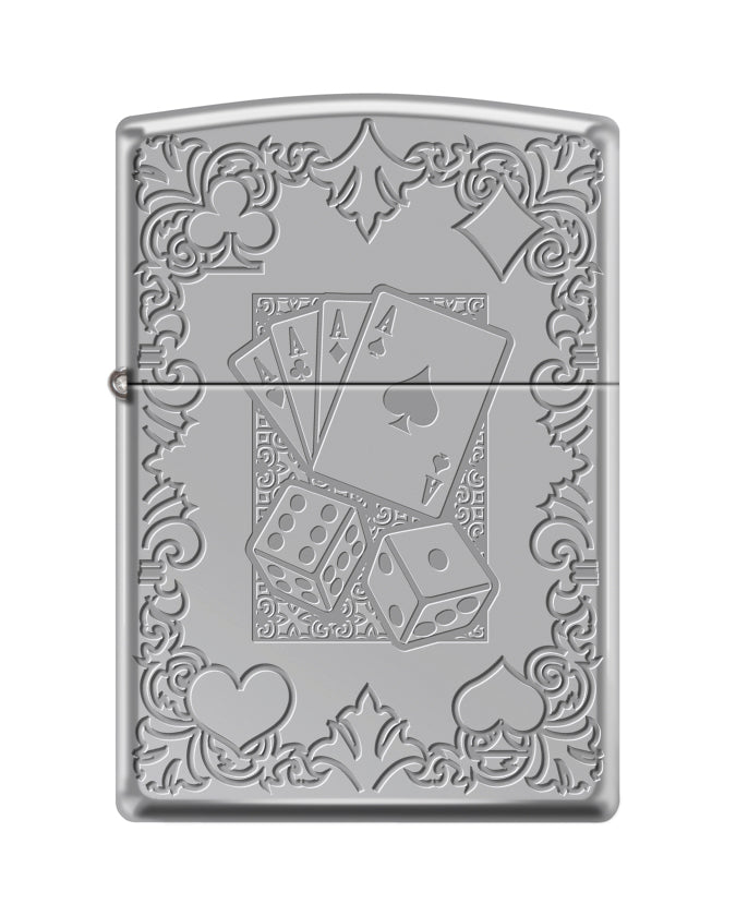Zippo Lighter - Straight Flush of Ace's Zippo Zippo   
