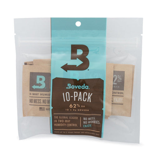 Boveda Humidity 8 Grams 10-Pack Smoking Accessories Boveda 62%  