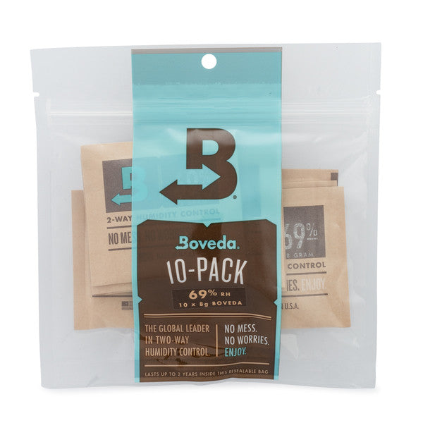 Boveda Humidity 8 Grams 10-Pack Smoking Accessories Boveda 69%  