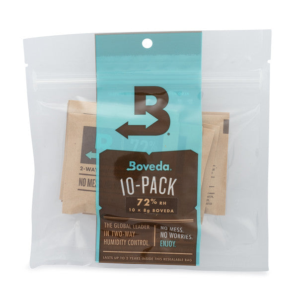 Boveda Humidity 8 Grams 10-Pack Smoking Accessories Boveda 72%  