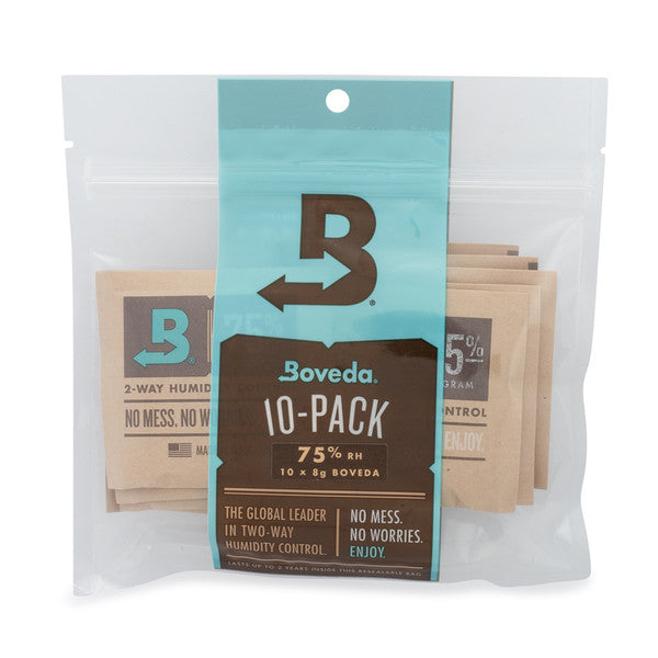 Boveda Humidity 8 Grams 10-Pack Smoking Accessories Boveda 75%  