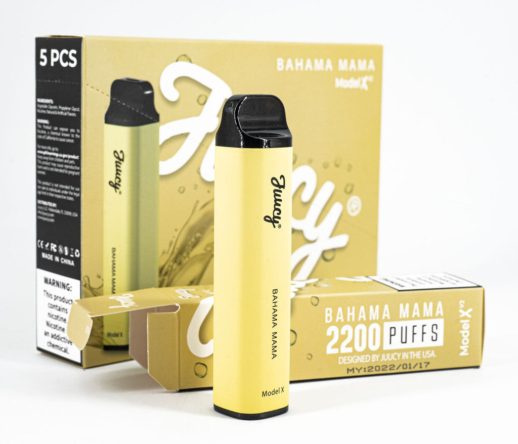 Juucy Model Xv2 Disposable Vape - 2200 Puffs Vape Juice Juucy Bahama Mama  
