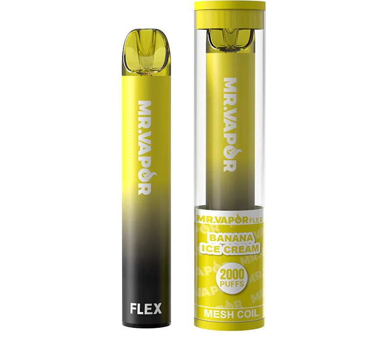 Mr. Vapor Flex - Disposable Vape Vape Juice Mr. Vapor Banana Ice Cream  