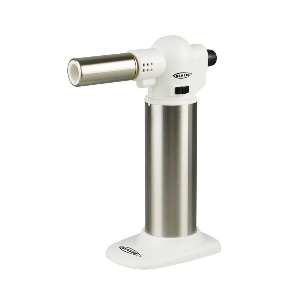 Big Buddy Turbo Torch Table Lighter by Blazer Lighter Blazer White  