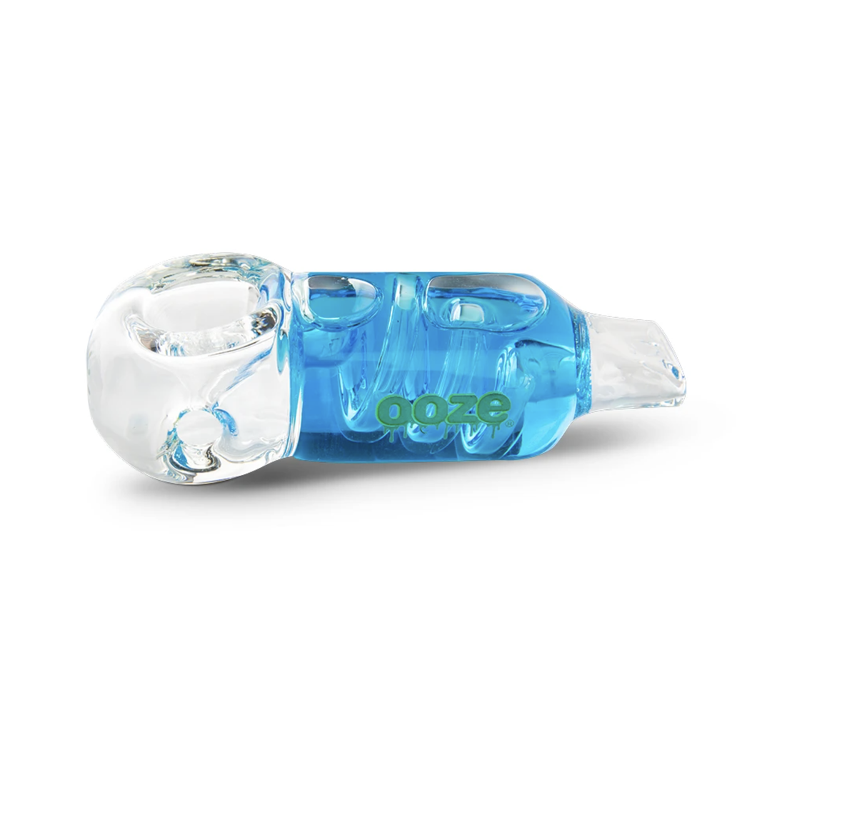 Ooze Cryo Glycerin Glass Bowl Cannabis Accessories Ooze Blue  