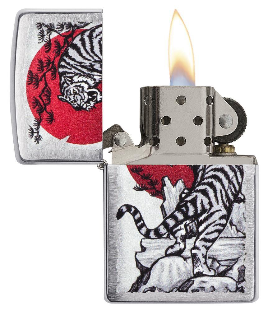 Zippo Lighter - Asian Tiger Design Zippo Zippo   