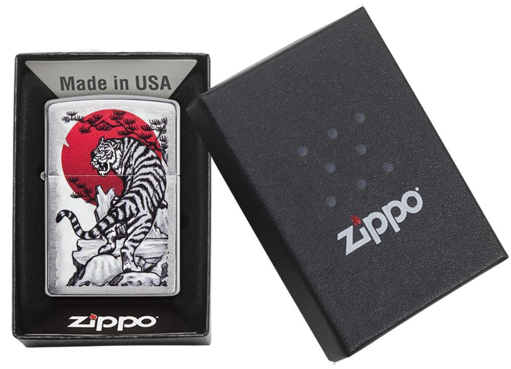 Zippo Lighter - Asian Tiger Design Zippo Zippo   