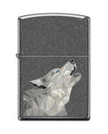 Zippo Lighter - Howling Polygonal Wolf Zippo Zippo   
