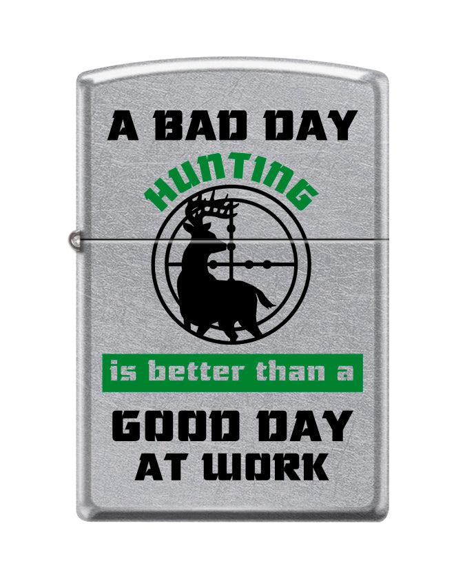 Zippo Lighter - Bad Day Hunting Zippo Zippo   