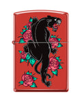 Zippo Lighter - Panther w/ Roses Zippo Zippo   