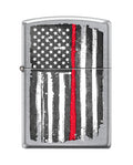 Zippo Lighter - Red Stripe US Flag Zippo Zippo   