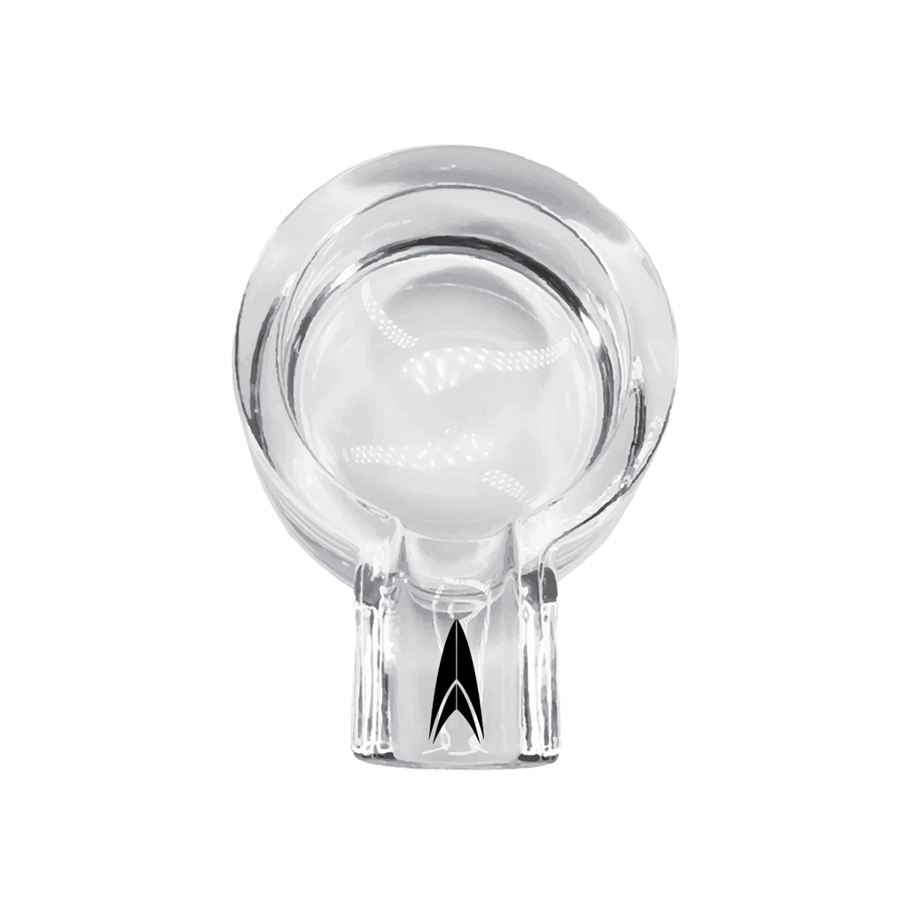 Lotus Single Stick Glass Ashtray
