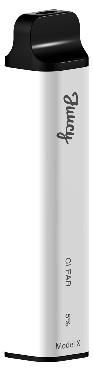 Juucy Vape Model X Disposable Pod Device - 1600 Puffs Vape Juice Juucy Clear  