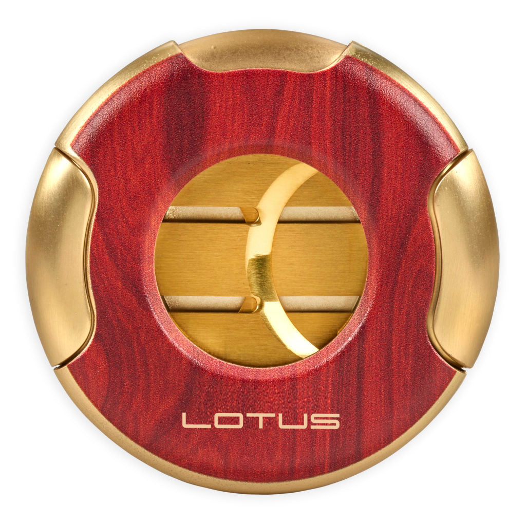 Lotus Meteor Round 64 RG Cigar Cutter Smoking Accessories Lotus Woodgrain  