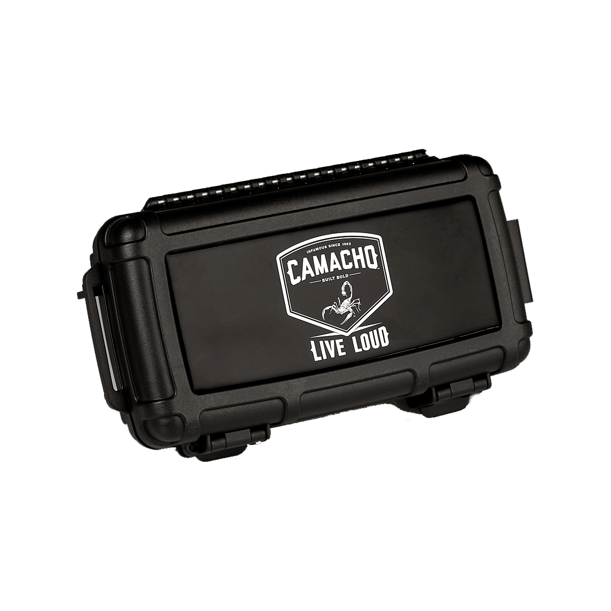 Lotus 5 Cigar Travel Humidor - Camacho Live Loud