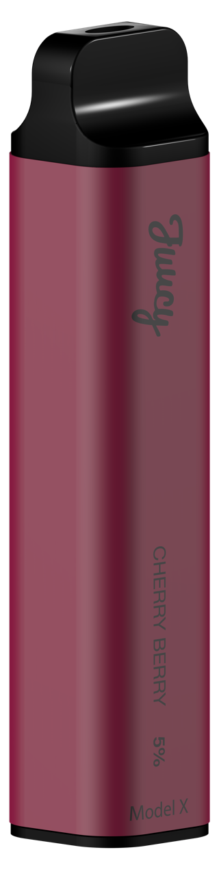 Juucy Vape Model X Disposable Pod Device - 1600 Puffs Vape Juice Juucy Cherry Berry  