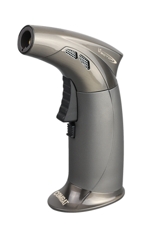 Vector Combat Jet Torch Lighter Vector Gray Rubber Matte  