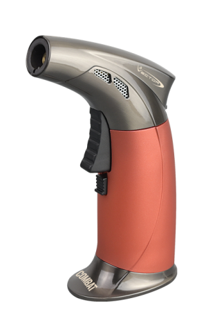 Vector Combat Jet Torch Lighter Vector Copper Gold Rubber Matte  