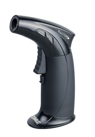 Vector Combat Jet Torch Lighter Vector Black Rubber Matte  