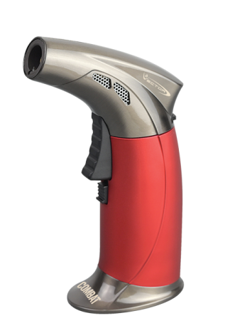 Vector Combat Jet Torch Lighter Vector Red Rubber Matte  