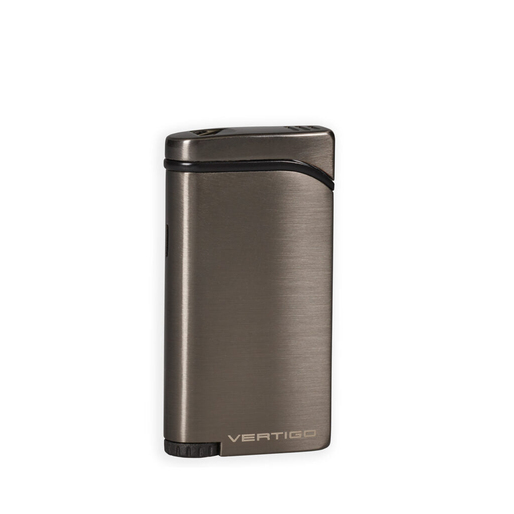 Vertigo Concorde Double Flame Lighter Lighter Vertigo Gunmetal Satin  