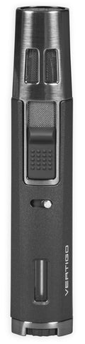 Vertigo Dagger Double Torch Lighter Utility Lighter Vertigo Black & Gunmetal  
