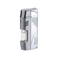 Vector Delta Double Flame Lighter with Cigar Punch