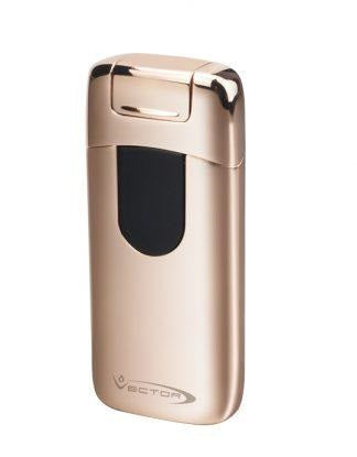 Vector Electron Electric Double Arc Flame Lighter Lighter Vector Rose Gold Polish  