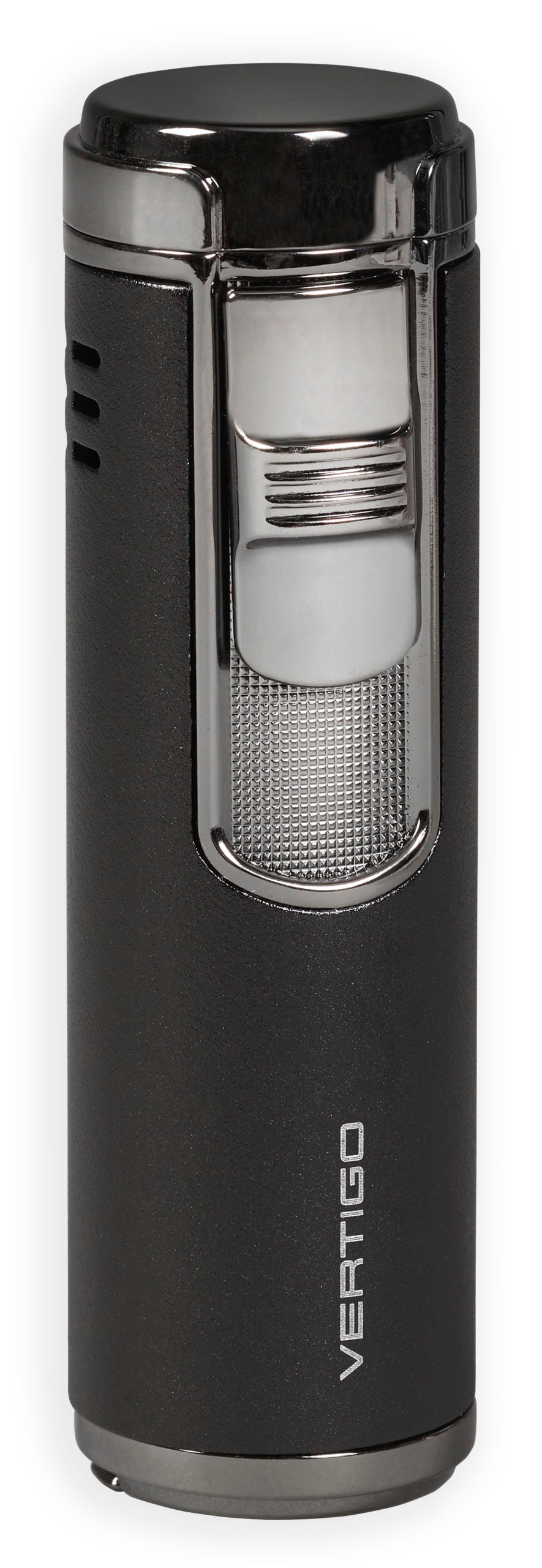 Vertigo Eloquence Quadruple Torch Lighter Lighter Vertigo Black & Gunmetal  