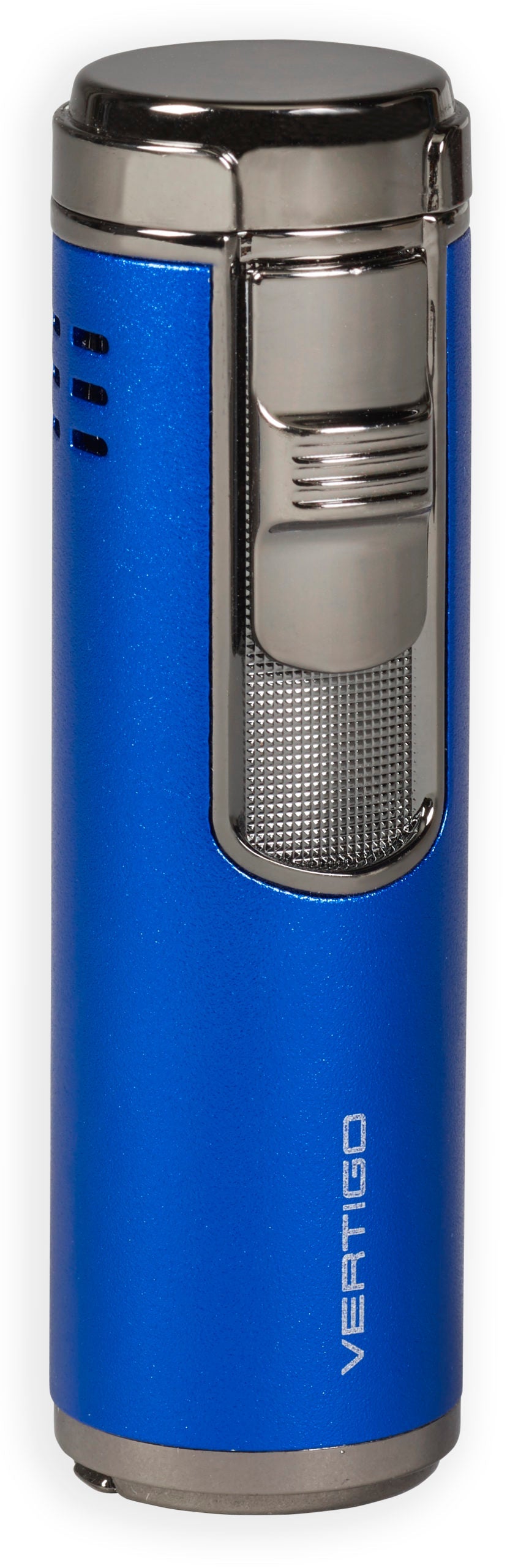 Vertigo Eloquence Quadruple Torch Lighter Lighter Vertigo Blue & Gunmetal  