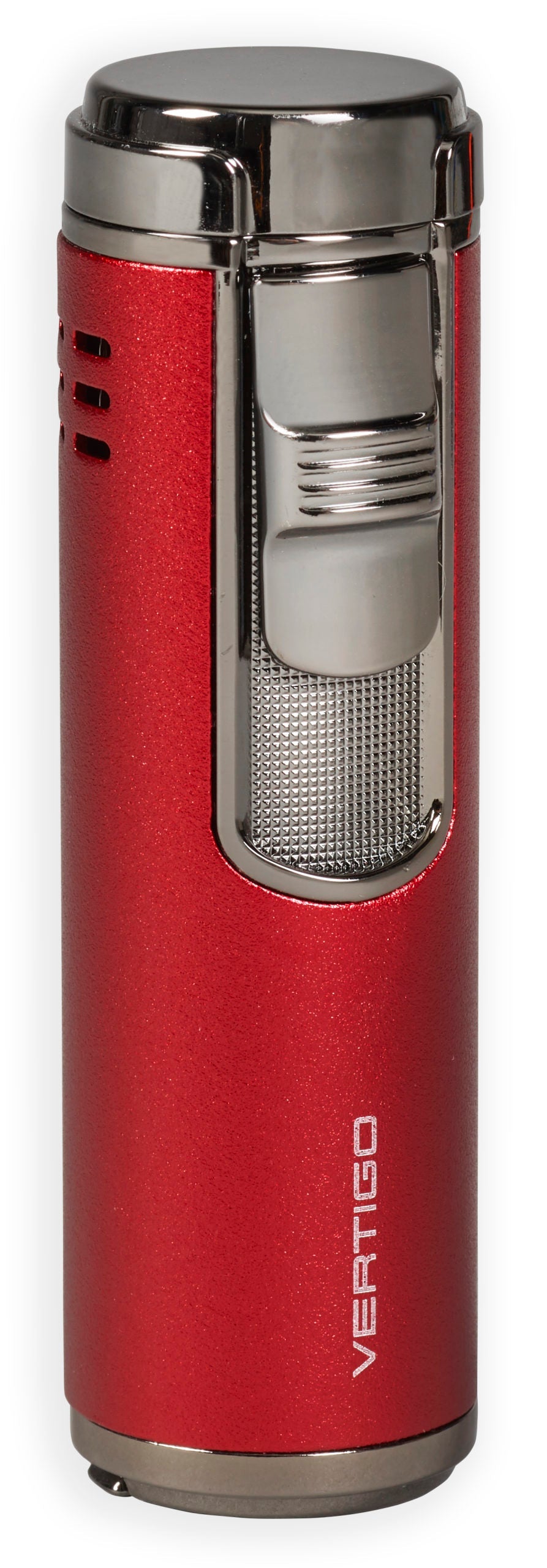 Vertigo Eloquence Quadruple Torch Lighter Lighter Vertigo Red & Gunmetal  