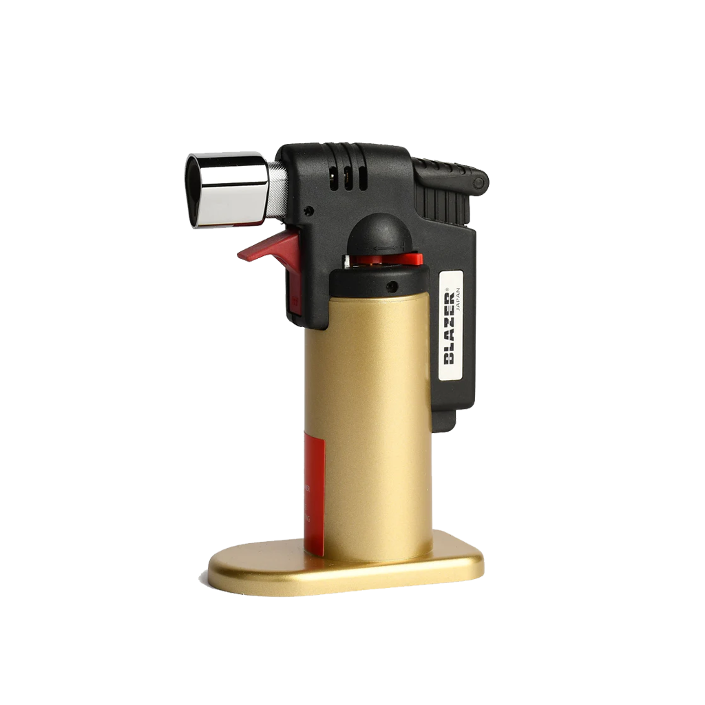 The Firefox Mini Torch Table by Blazer Lighter Blazer Gold  