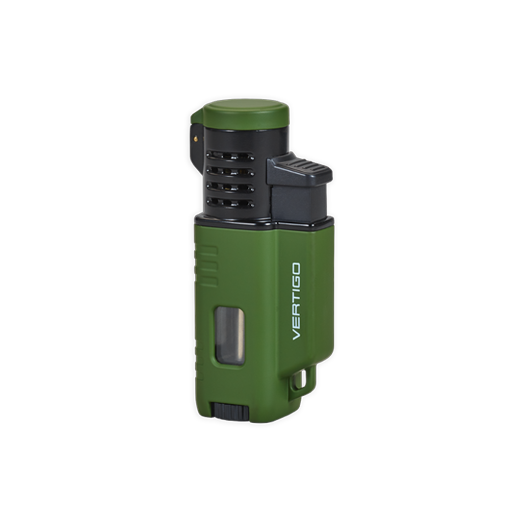 Vertigo Forester Triple Torch Lighter Lighter Vertigo Green  