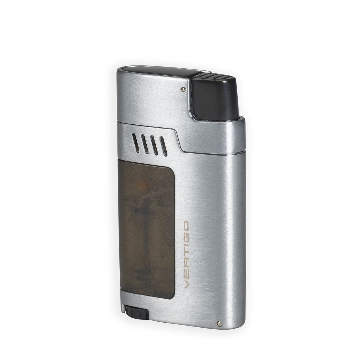Vertigo Gauntlet Triple Torch Lighter w/ Cigar Punch Lighter Vertigo Chrome  