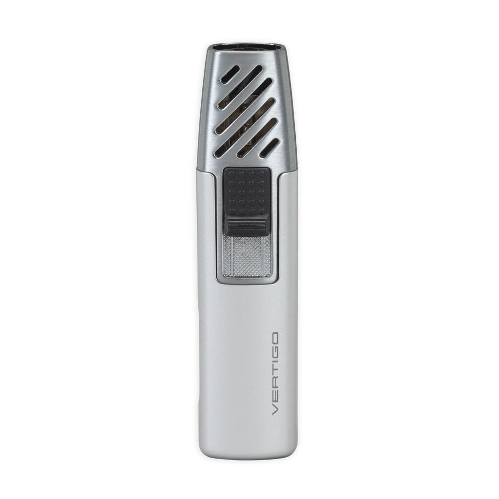 Vertigo Gnome Single Flame Lighter Utility Lighter Vertigo Metallic Chrome  