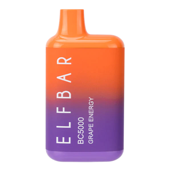 ELFBAR BC5000 - Disposable 13ml 5% Vape Juice ELFBAR Grape Energy  