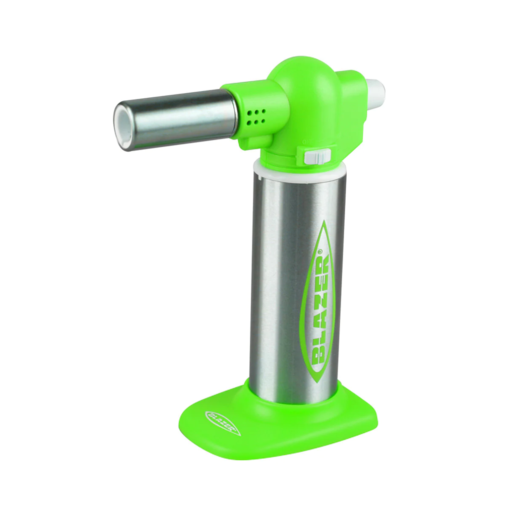 Big Buddy Turbo Torch Table Lighter by Blazer Lighter Blazer Green  