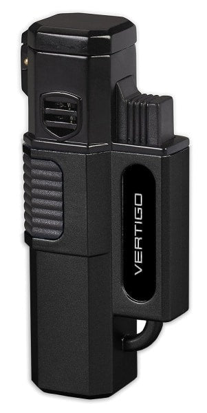 Vertigo Hornet Quad Torch Lighter Lighter Vertigo Metallic Black  