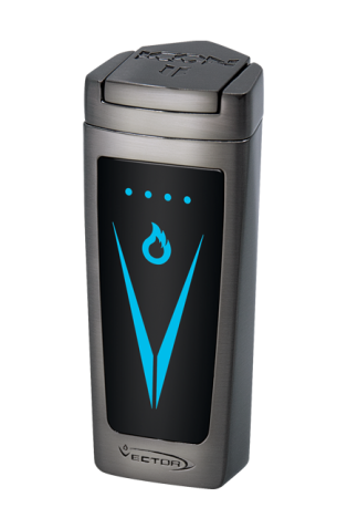 Vector Icon II Electric Triple Flame Torch Lighter Lighter Vector Gunmetal  