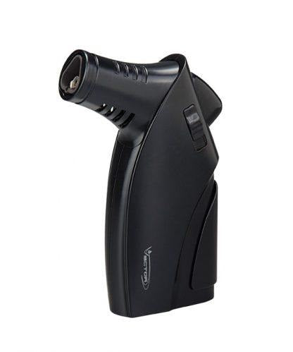 Vector Ironfist Triple Flame Torch Lighter with Cigar Punch Lighter Vector Black Matte  