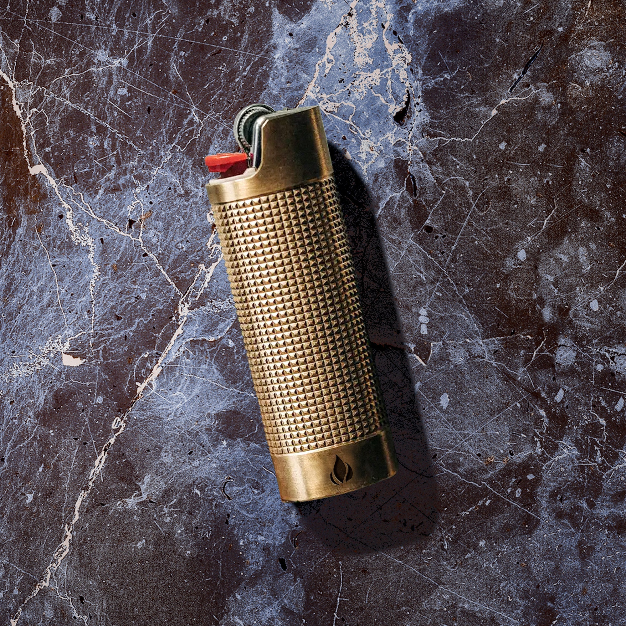 Brass Gold Sleeve Case for BIC Lighter