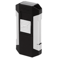 Jetline Luxe Double Flame Torch Lighter Lighter Jetline Chrome w/Black  