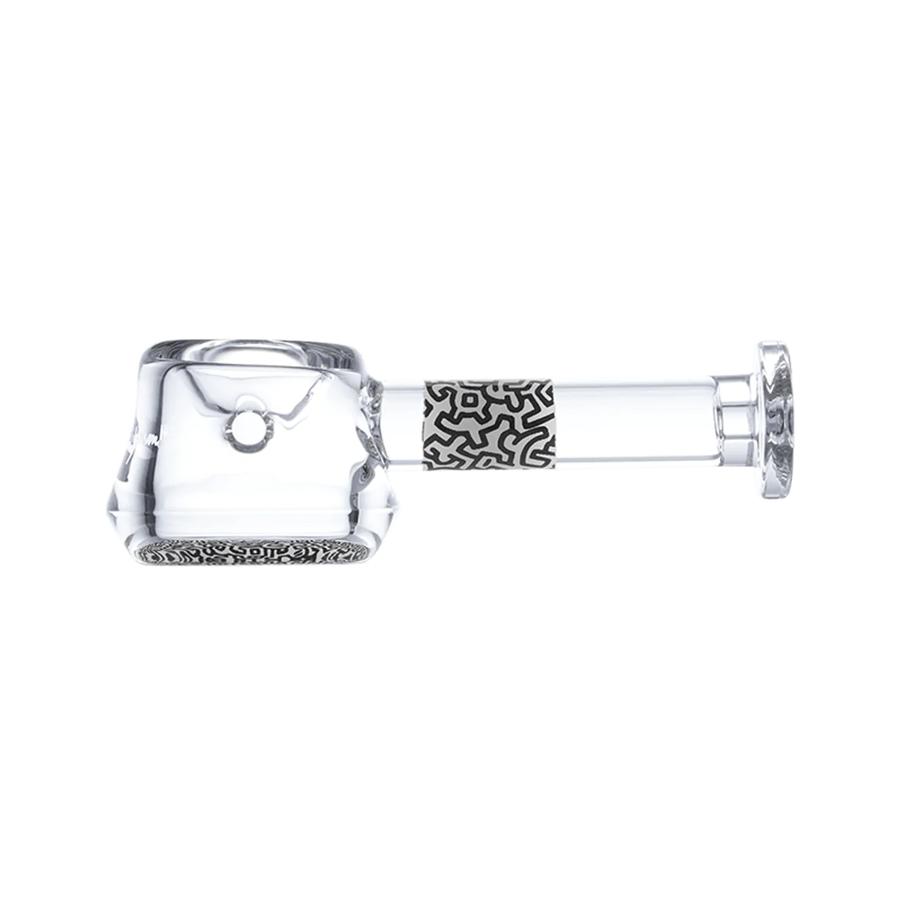 K.Haring - Spoon Pipe Cannabis Accessories K. Haring White/Black  