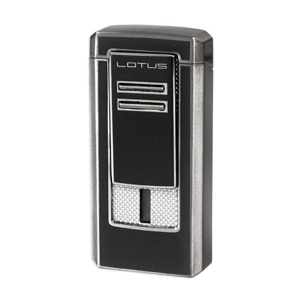 Lotus Commander L46 Triple Jet Lighter Lighter Lotus Black Lacquer & Gunmetal  