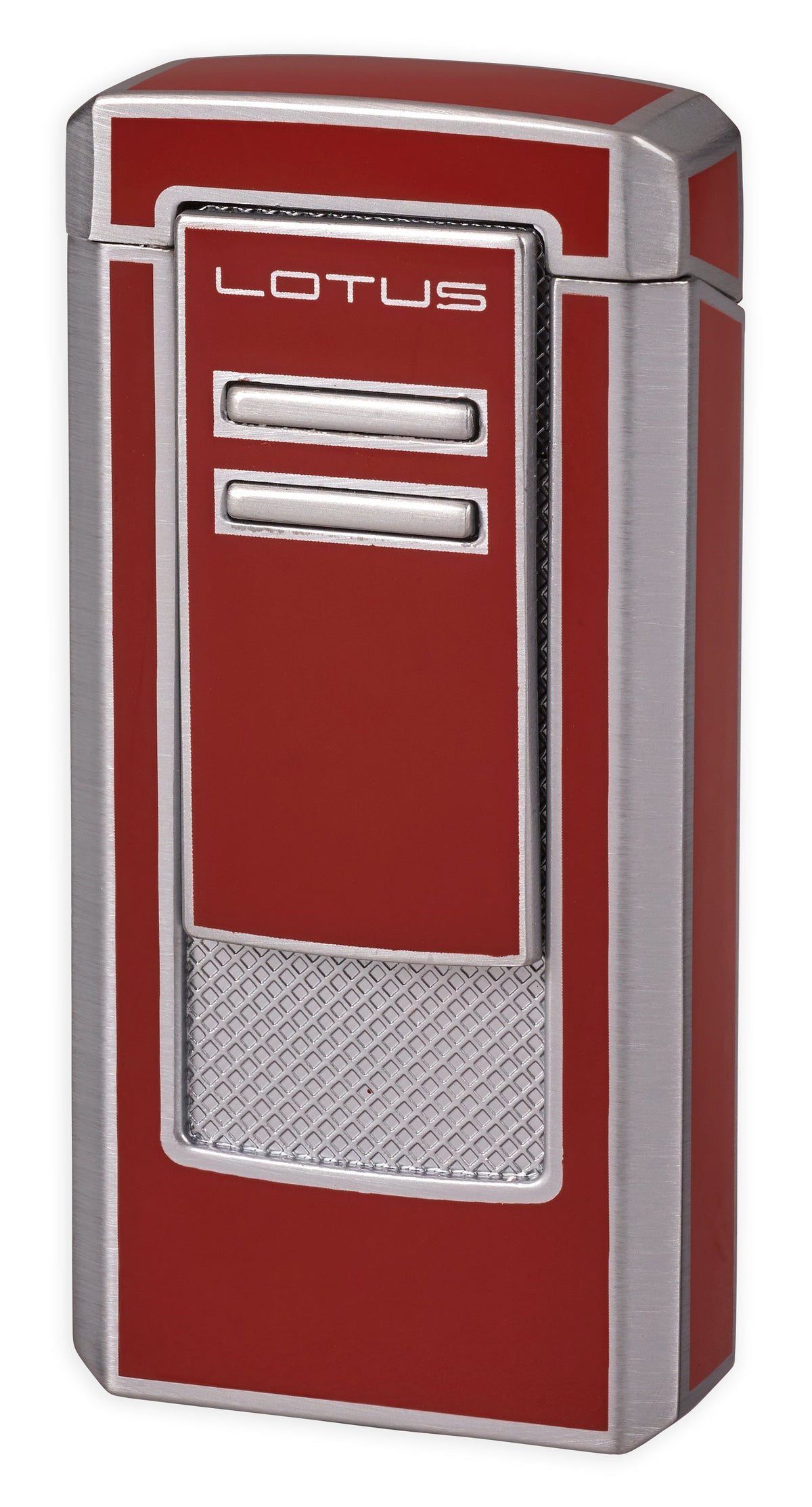 Lotus Commander L46 Triple Jet Lighter Lighter Lotus Red & Gunmetal  