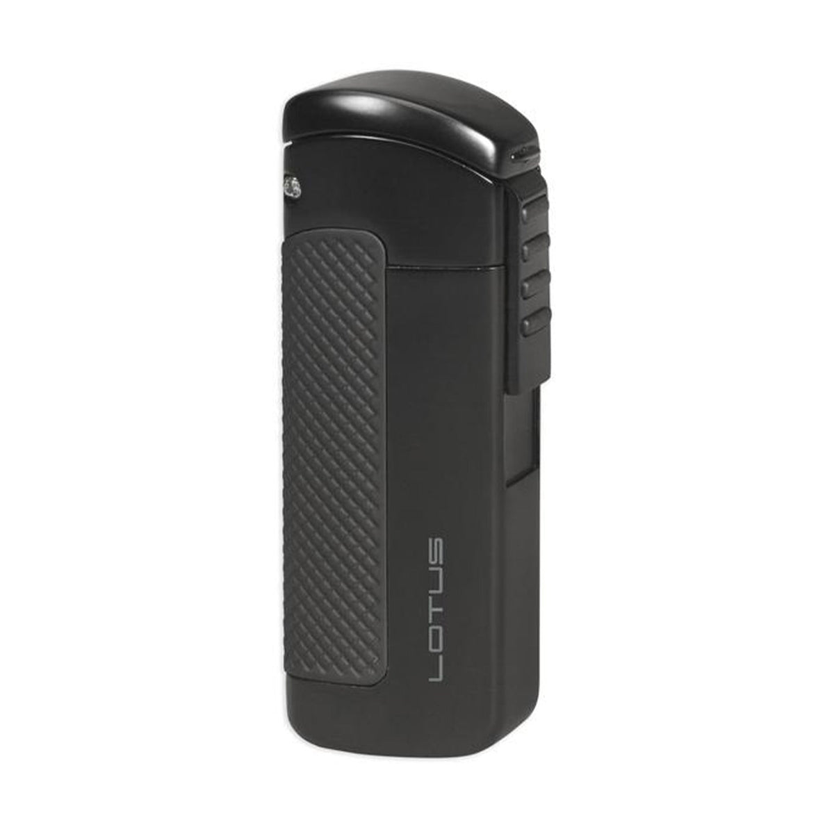 Lotus Lighter CEO L66 Triple Jet Lighter w/ Cigar Punch Lighter Lotus Black Matte  