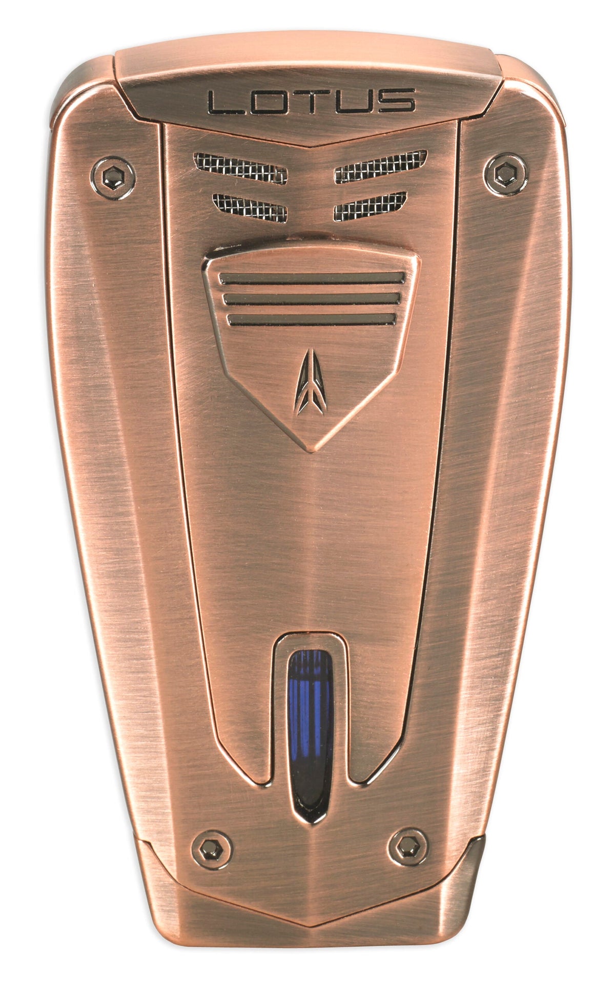 Lotus Lighter Fusion L67 Triple Jet Lighter w/ Cigar Punch Lighter Lotus Copper  