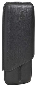 Lotus 2-Stick Cigar Cases Textured Leather Smoking Accessories Lotus 62-Ring Gauge Textured Leather 